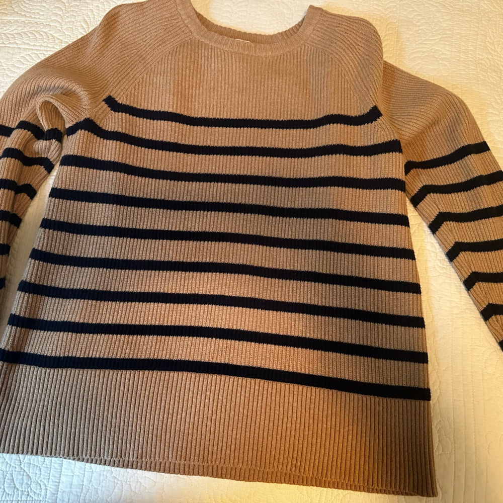 J. Jill Warm Brown Knit Sweater